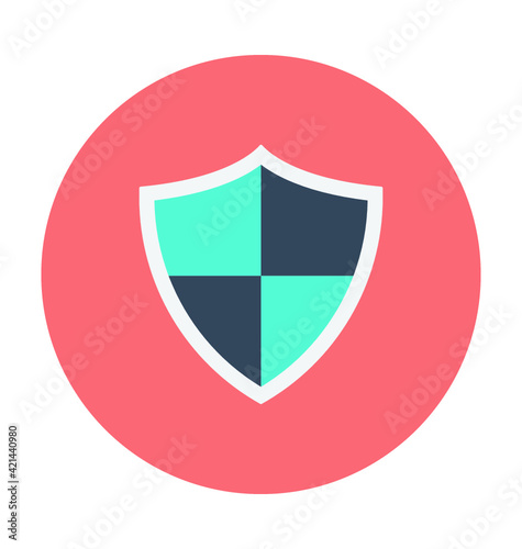 Shield Colored Vector Icon