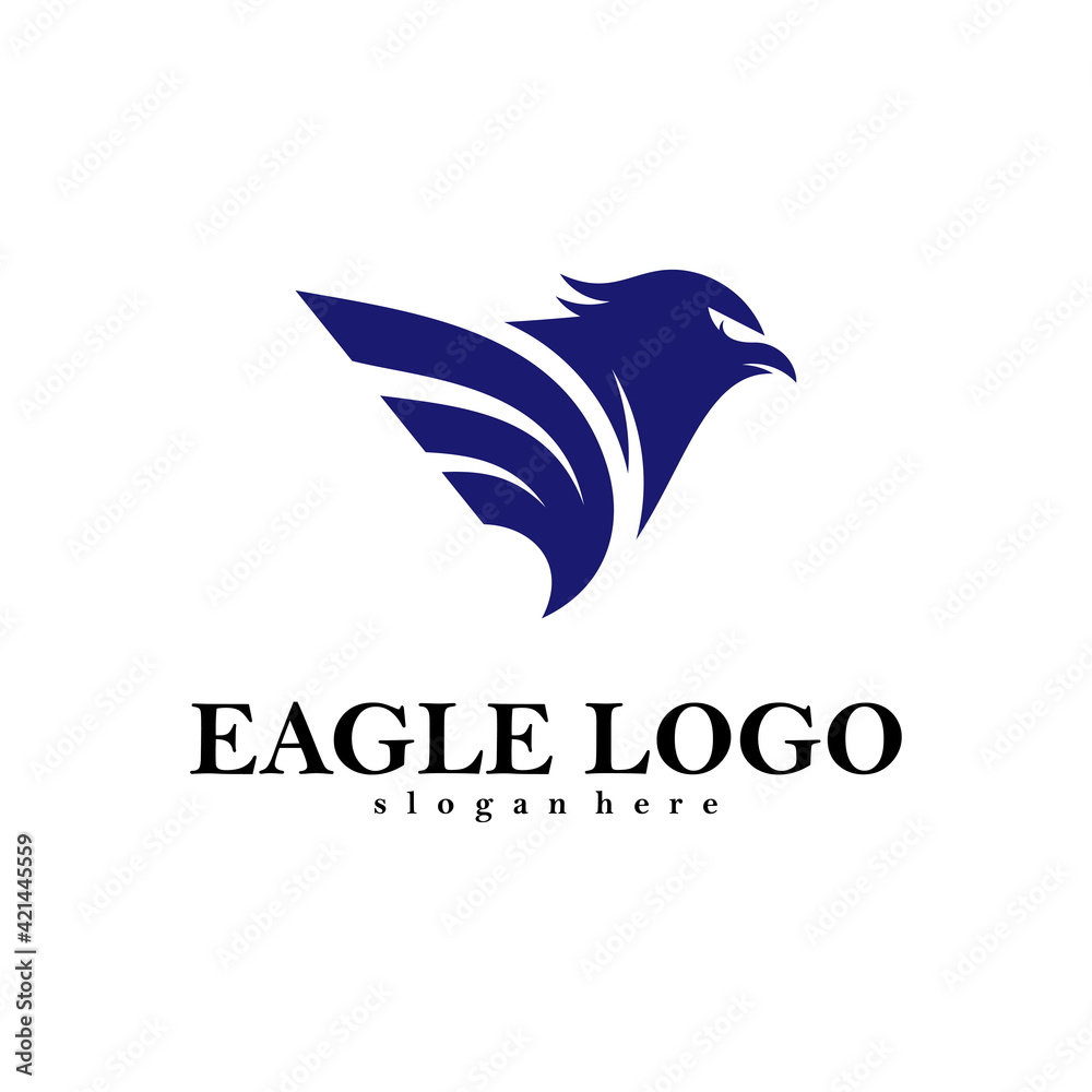 Eagle logo vector template. concept design