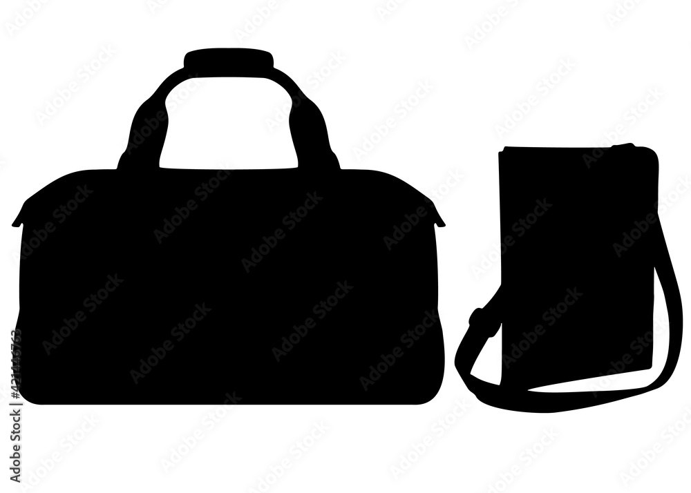 Large travel bag and small shoulder bag for men included. Large travel bag and small shoulder bag for men included.