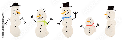 Snowman drawing