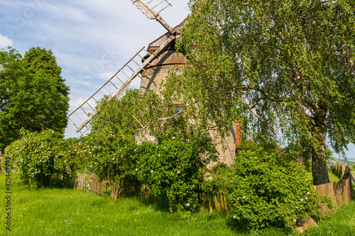 Windmühle im Harz bei Endorf Turmwindmühle photo