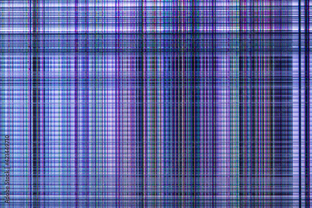 light abstract digital background: damaged screen matrix with interference of monitor and camera matrices light abstract digital background: damaged screen matrix with interference of monitor and camera matrices