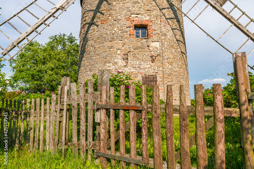 Windmühle im Harz bei Endorf Turmwindmühle photo