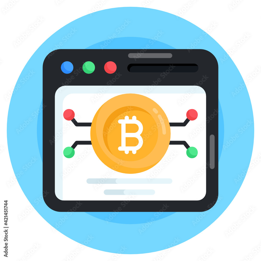 flat design of bitcoin payment icon.
flat design of bitcoin payment icon.