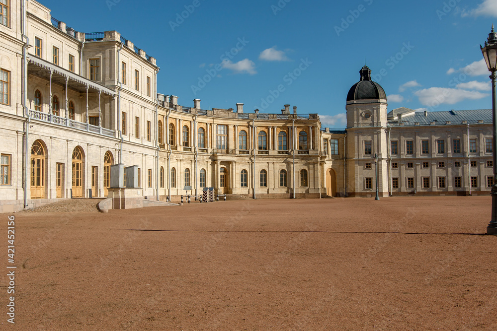 architecture, palace, building, landmark, europe, gatchina, royal, Sankt-Peterburg, castle