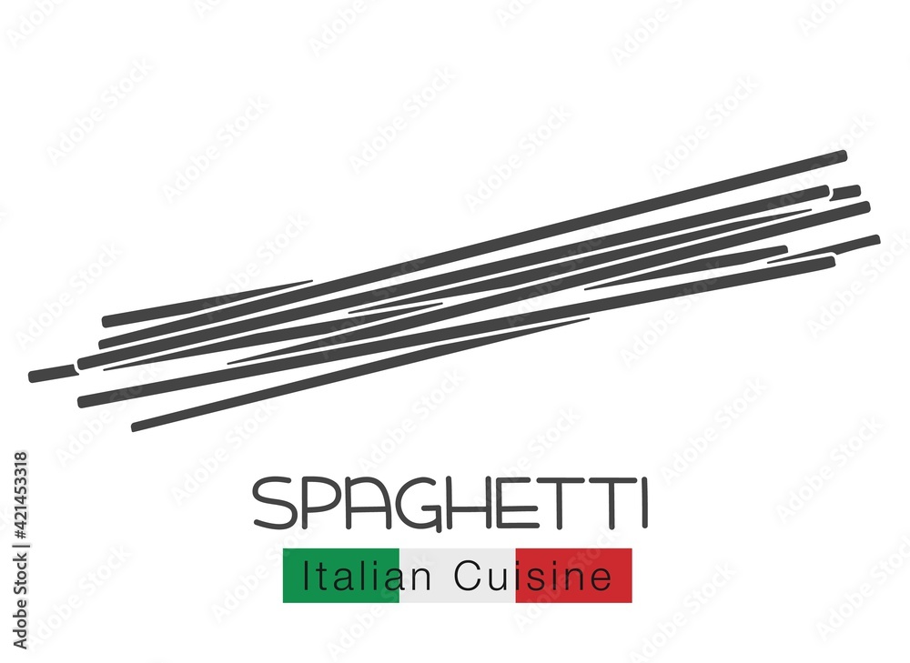 Spaghetti pasta glyph icon. Italian cuisine cut monochrome badge.. Retro style vector illustration. Spaghetti pasta glyph icon. Italian cuisine cut monochrome badge.. Retro style vector illustration.