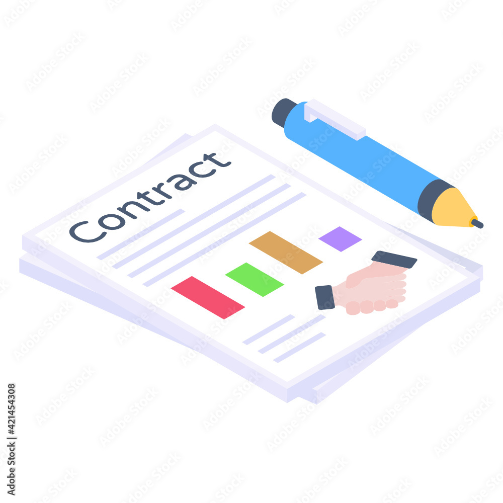 Document with money denoting isometric icon of sales report
Document with money denoting isometric icon of sales report