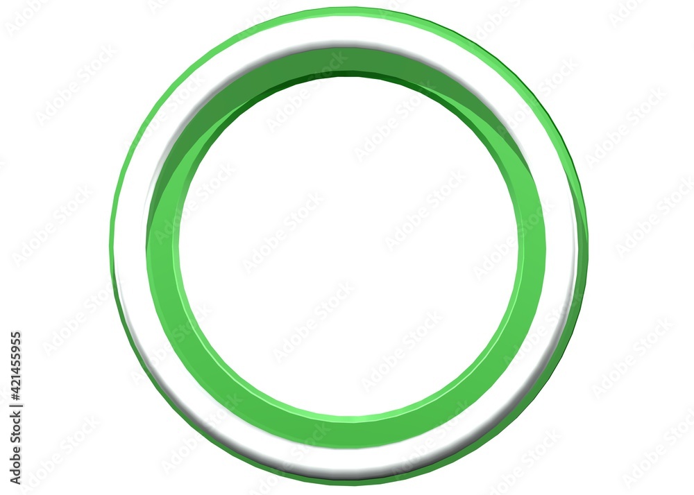 green circle frame green circle frame