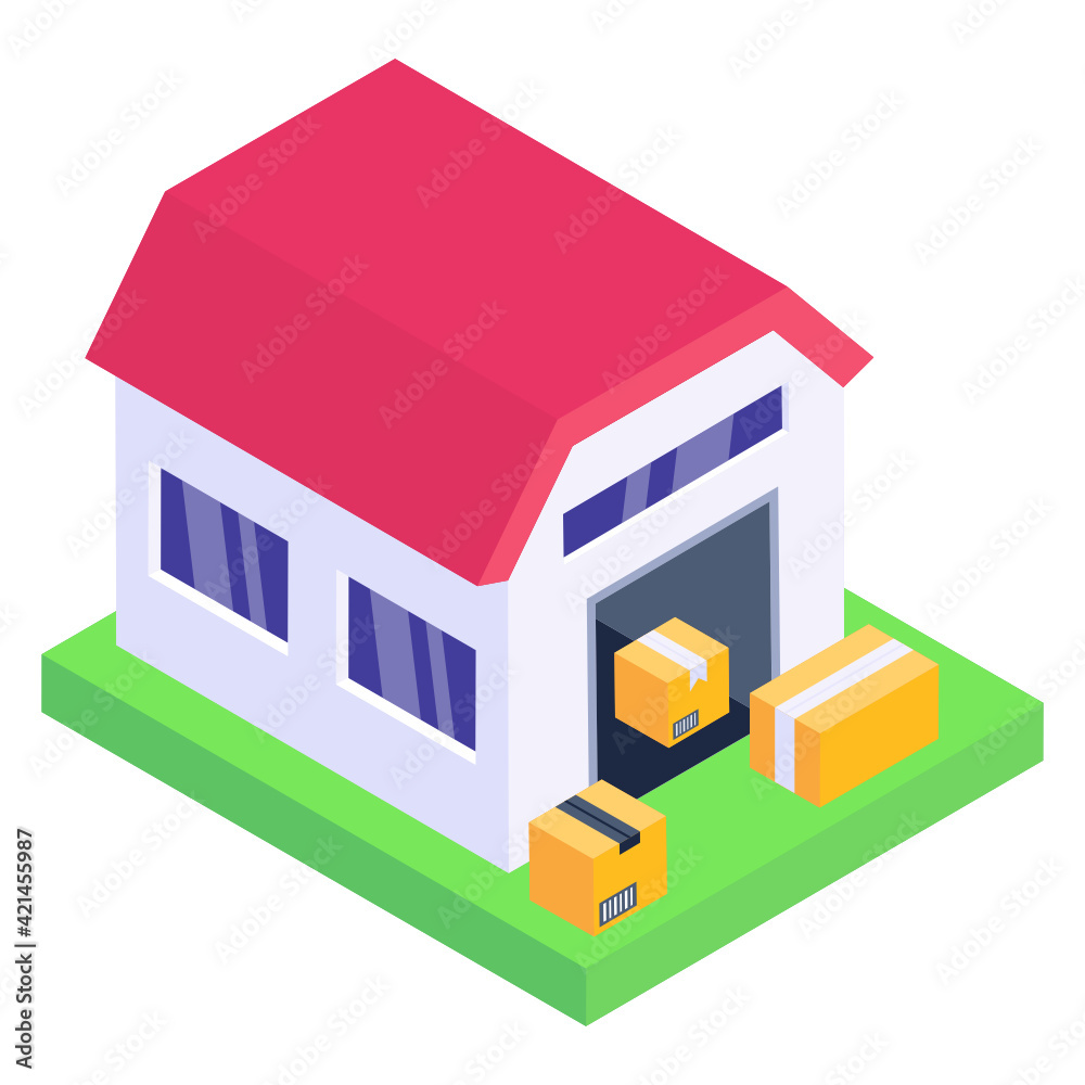 Isometric icon of pallet jack trendy vector design
Isometric icon of pallet jack trendy vector design