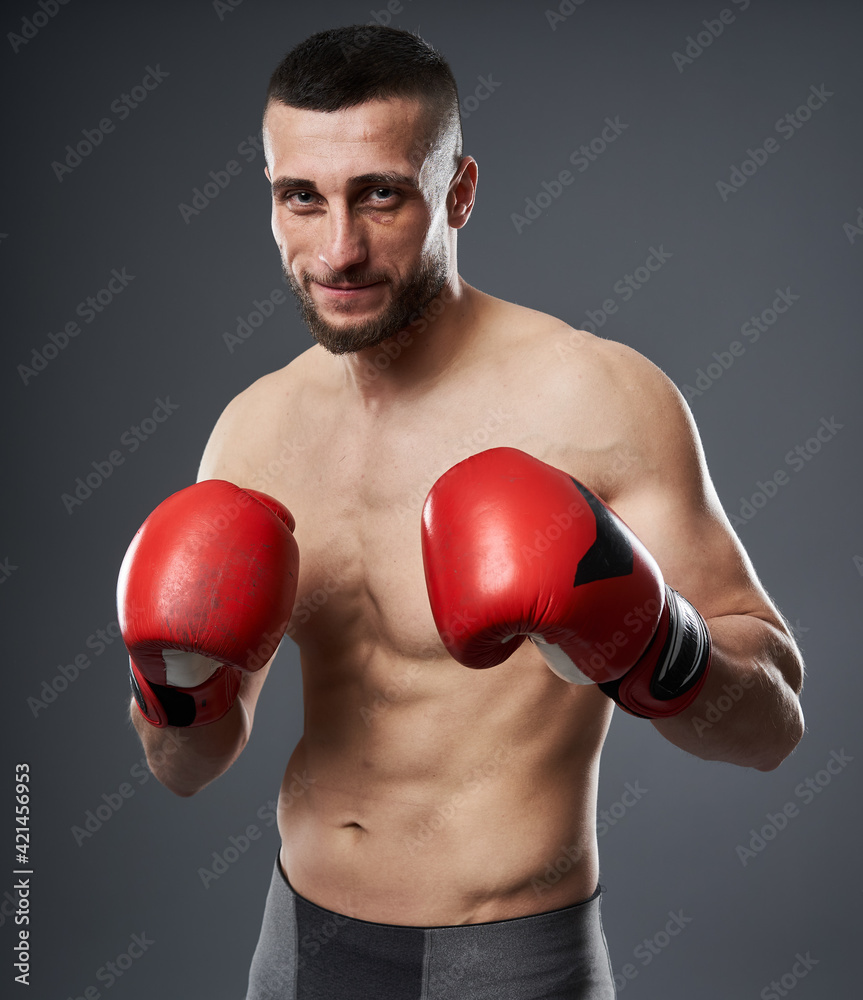 MMA fighter training