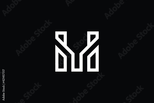 MY logo letter design on luxury background. YM logo monogram initials letter concept. MY icon logo design. YM elegant and Professional letter icon design on black background. M Y YM MY