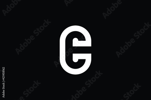 CE logo letter design on luxury background. EC logo monogram initials letter concept. CE icon logo design. EC elegant and Professional letter icon design on black background. C E EC CE