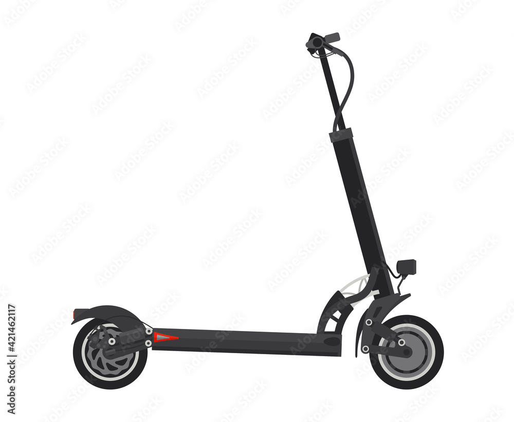 Kick scooter Isolated vector illustration Kick scooter Isolated vector illustration