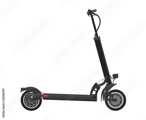 Kick scooter Isolated vector illustration