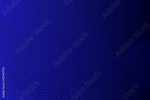 Blue wave pattern. Abstract gradient background. Vector illustration.