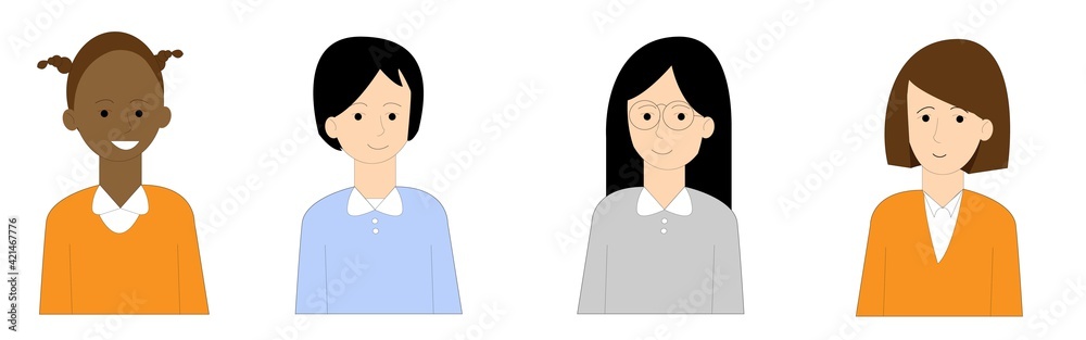 Cartoon Avatar Portrait Illustration Women
Cartoon Avatar Portrait Illustration Women