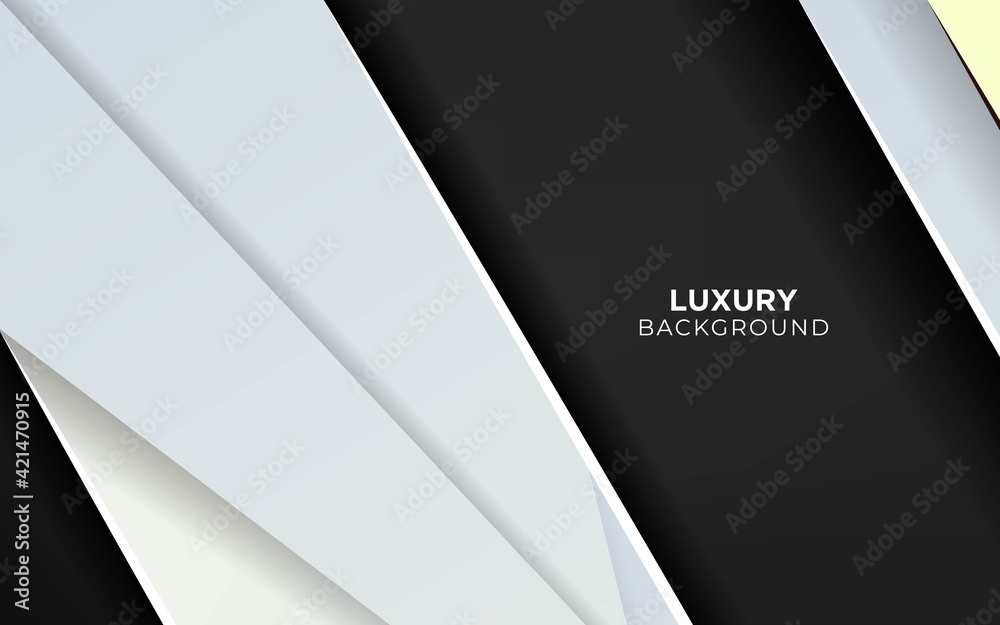 Obraz premium abstract luxury grey shape background banner.