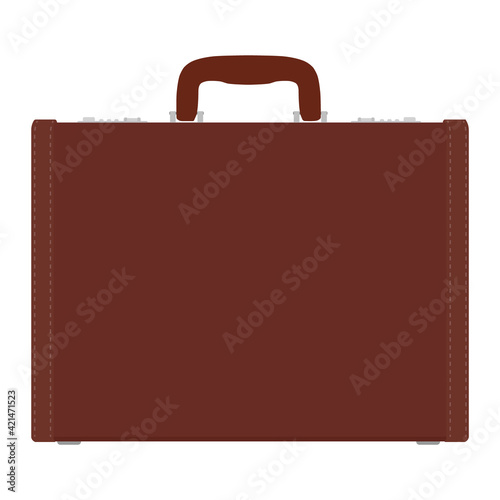 Fashion men's leather bag, briefcase, diplomat