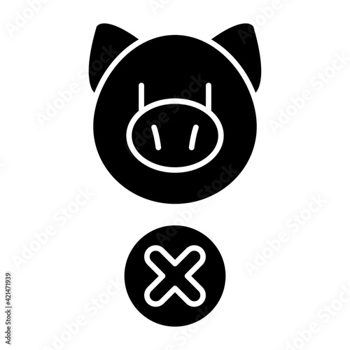 no pork icon