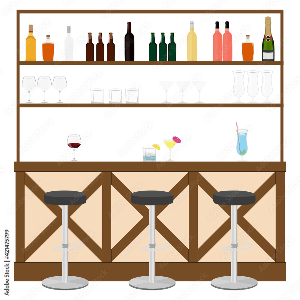 Drinking establishment. Interior of pub, cafe or bar. Drinking establishment. Interior of pub, cafe or bar.