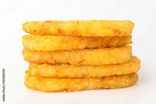 Obraz na płótnie Hash brown on white background