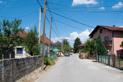 Street of Bihac, Bosnia and Herzegovina