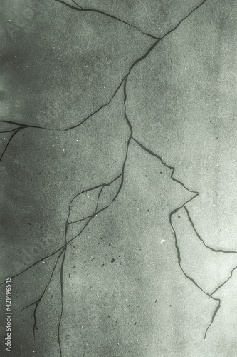 Background Crack textured and Crack overlay textured and background Crack