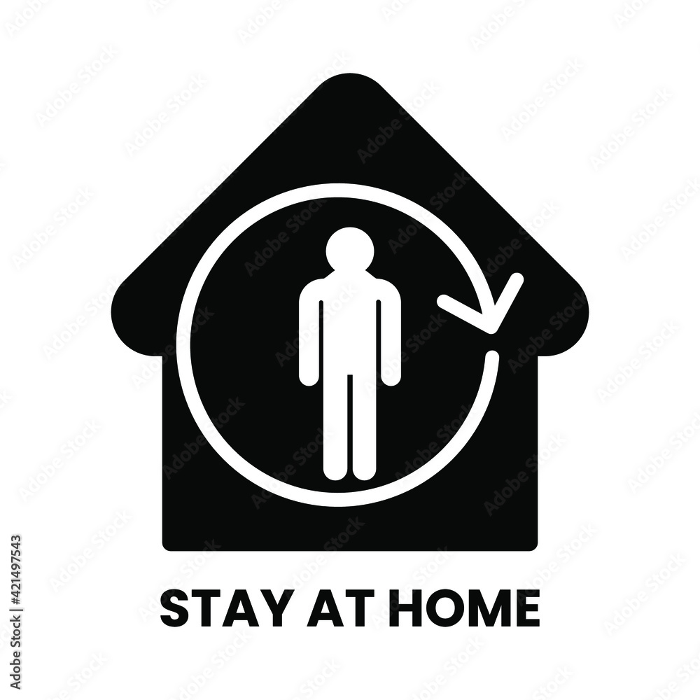 Coronavirus quarantine concept. Stay home and keeping social distance. Illustration of staying at home and maintaining social distance. Eps 10 vector illustration. Coronavirus quarantine concept. Stay home and keeping social distance. Illustration of staying at home and maintaining social distance. Eps 10 vector illustration.