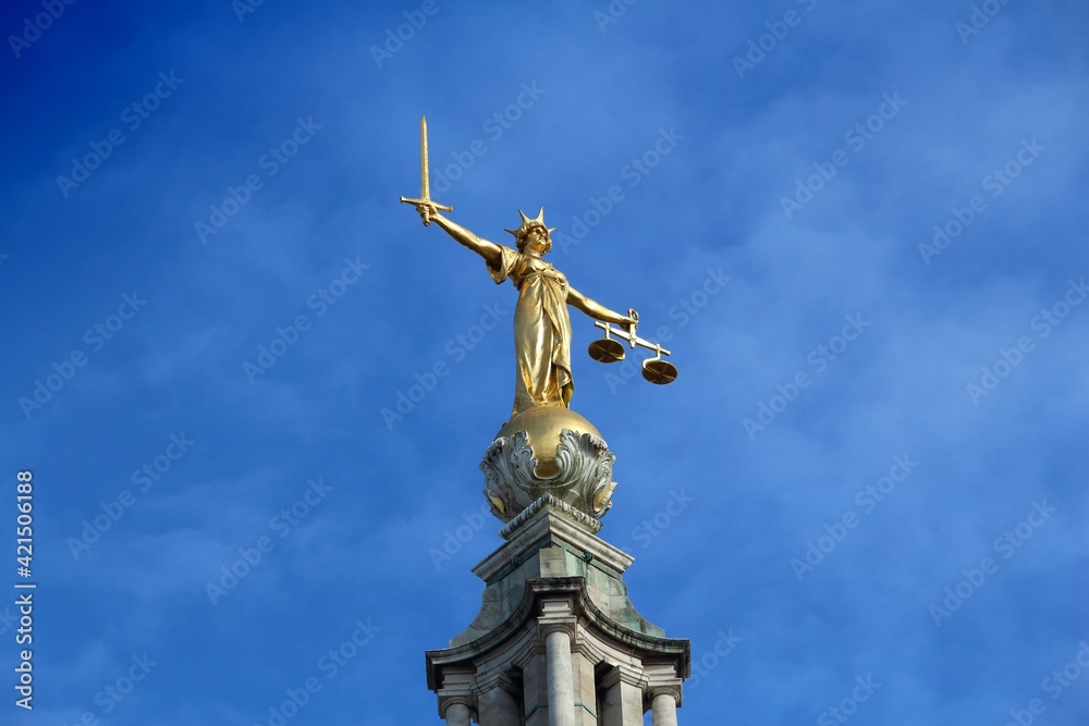 Central Criminal Court in London, UK
