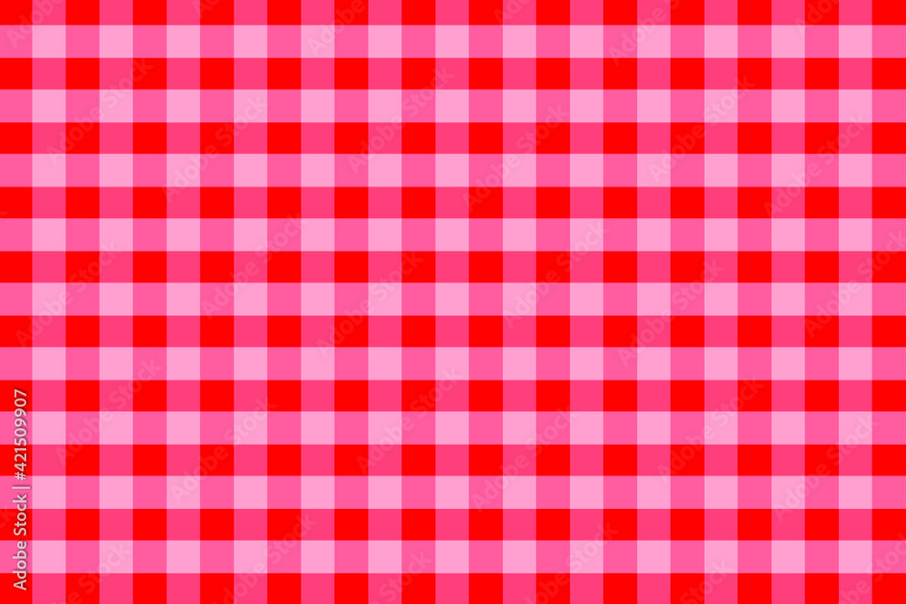 Red Gingham Pattern Background Red Gingham Pattern Background