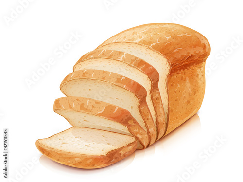 Obraz na plátně Traditional classic bread