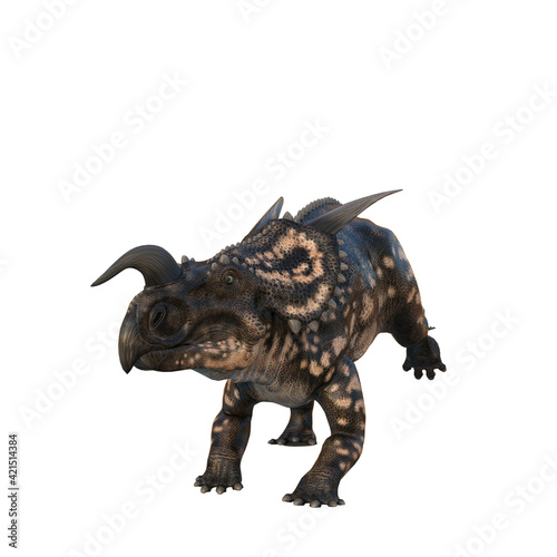 Einosaurus Dinosaur. 3D illustration isolated on white background. © IG Digital Arts