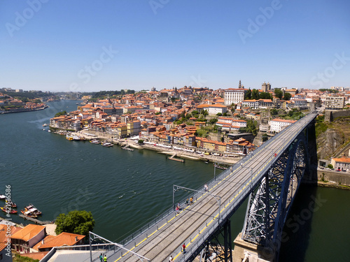 Landscape of Porto over Douro river. Portugal, Europe © Susana