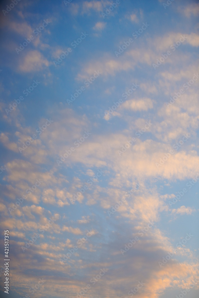 blue sky with white cloud