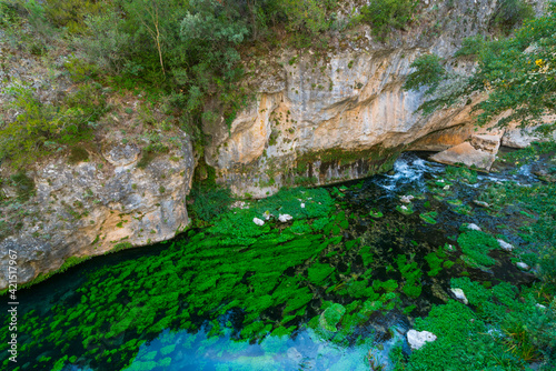 Escabas River, Priego, Ruta del Mimbre, Cuenca, Castilla - La Mancha, Spain, Europe photo