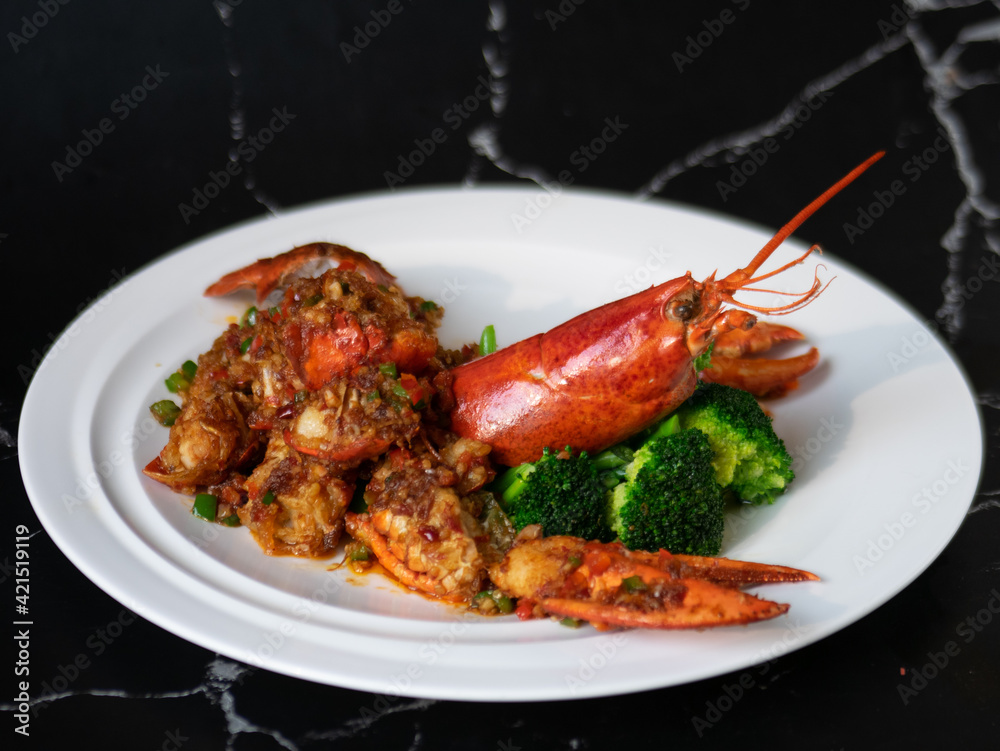 Cantonese menu - Lobster with XO Sauce