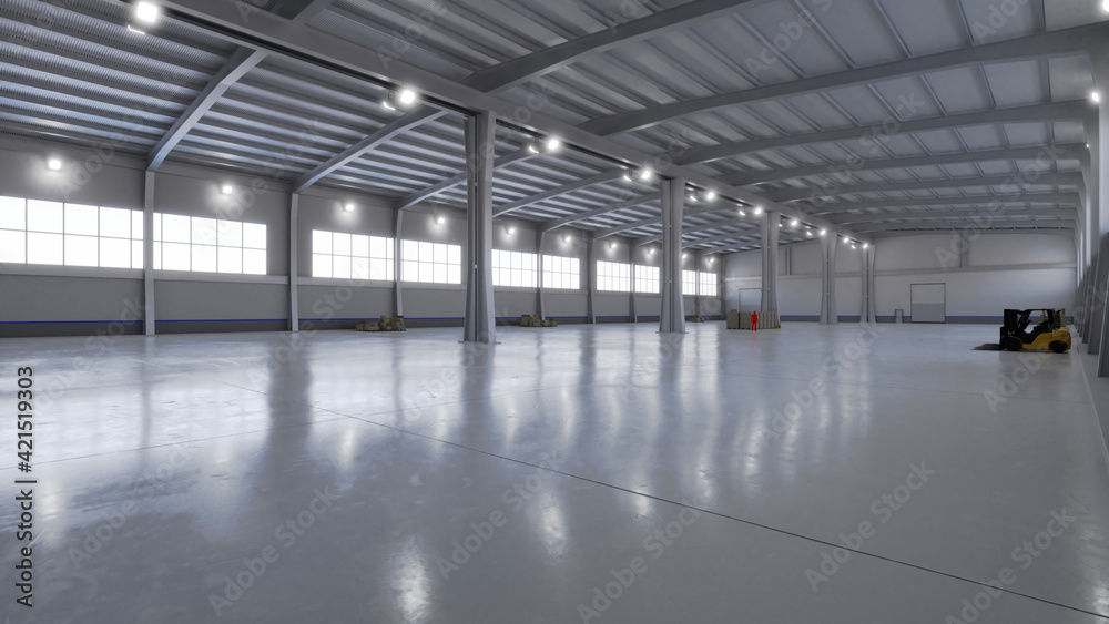 Industrial Warehouse Interior 9 Industrial Warehouse Interior 9