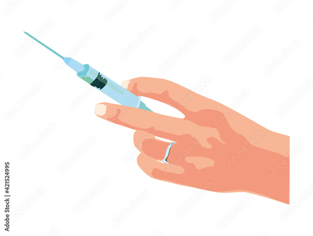 hand injecting, vector illustration, white background5 hand injecting, vector illustration, white background5