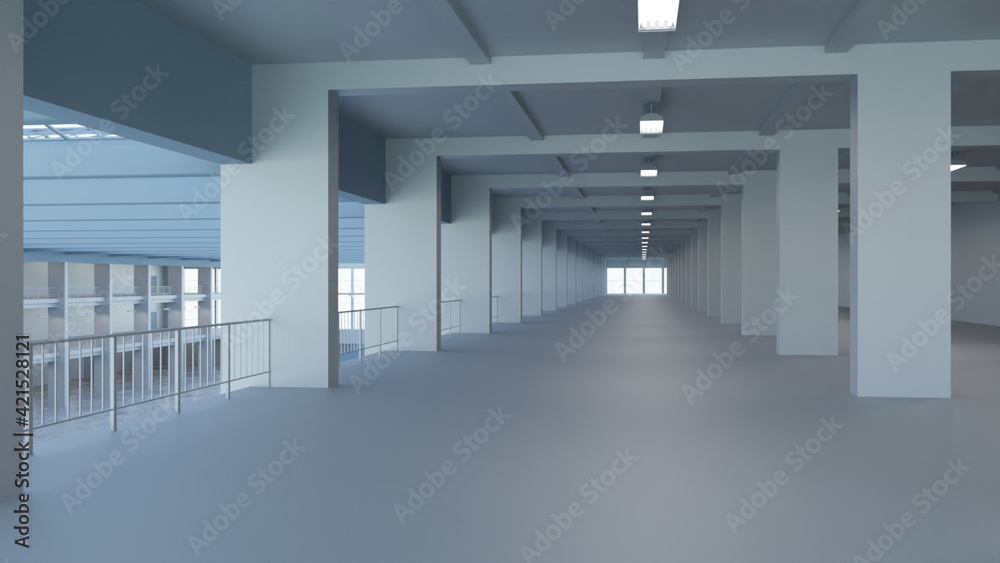 Industrial Hall Interior 1