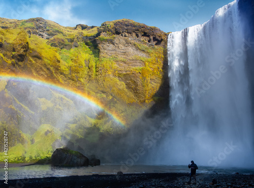 Skógafoss scenery