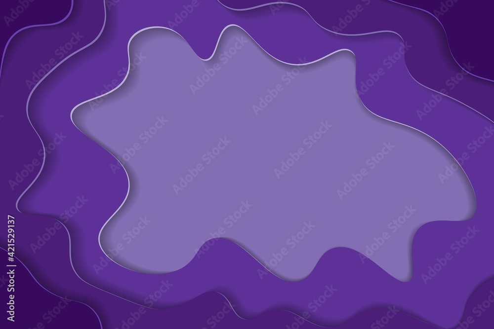 Paper cut out background for design in light colors with blank space in center Paper cut out background for design in light colors with blank space in center