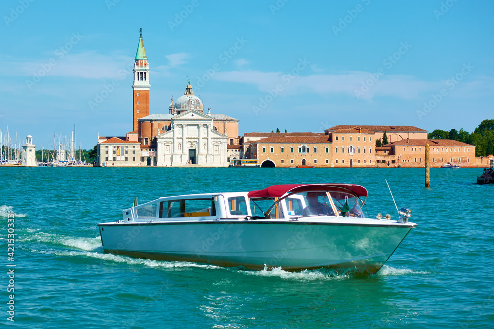 Water taxi in Venice