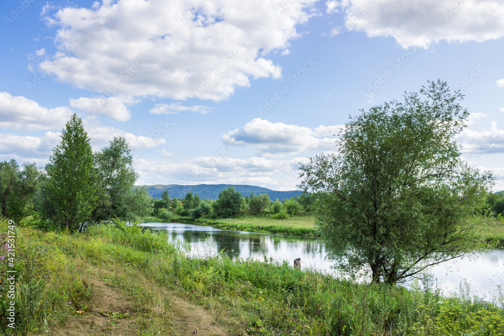 The river Kurumoch, Samara region, Russia. The river Kurumoch, Samara region, Russia.