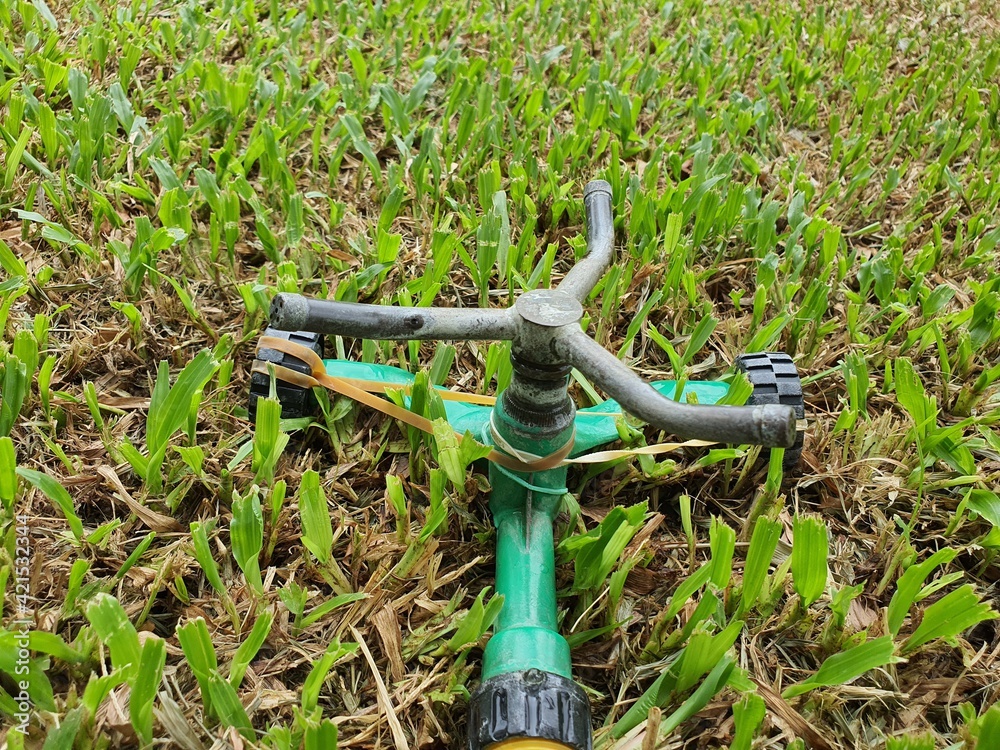 Sprinkler head for water vehicles, trees and grasslands.