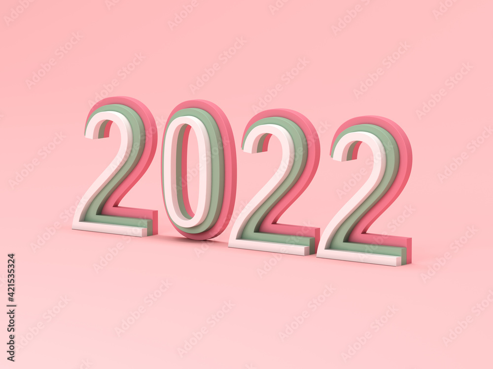 New Year 2022 Creative Design Concept - 3D Rendered Image
New Year 2022 Creative Design Concept - 3D Rendered Image