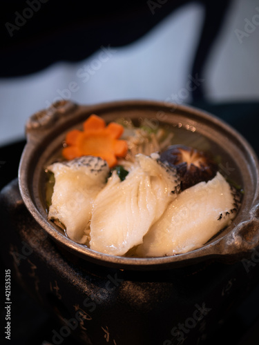 Japanese Menu - Sea Bass Hotpot Nabe