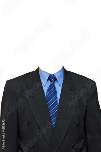 Men's clothing - jacket, shirt and tie.