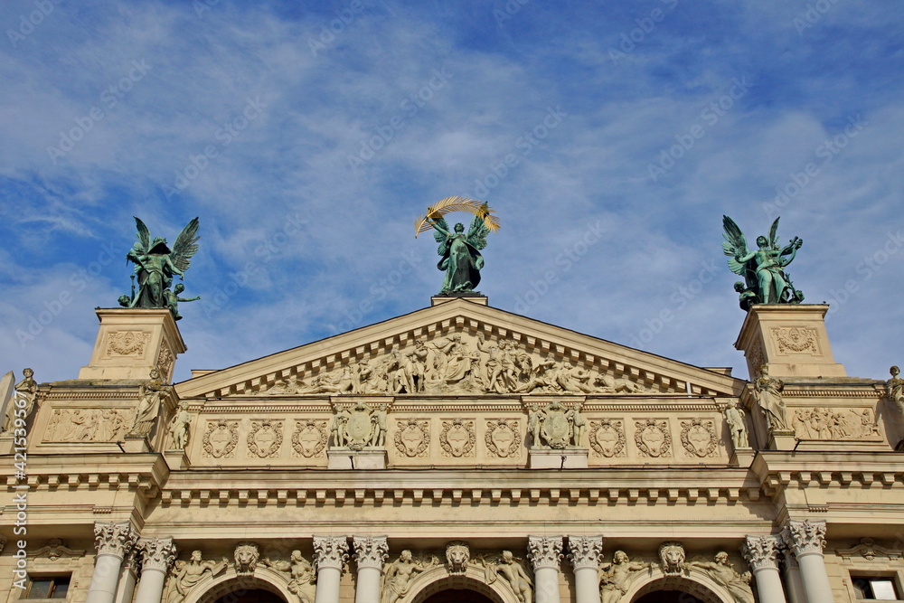 Naklejka premium Opera House in Lviv