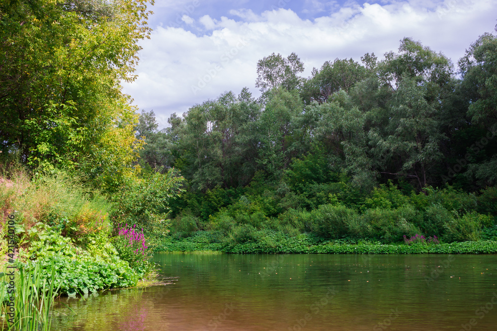 The river Sok, Samara region, Russia. The river Sok, Samara region, Russia.