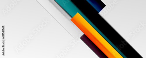 Free Download Color abstract lines trendy geometric background for business or technology presentation, internet poster or web brochure cover, wallpaper - GFXLoad